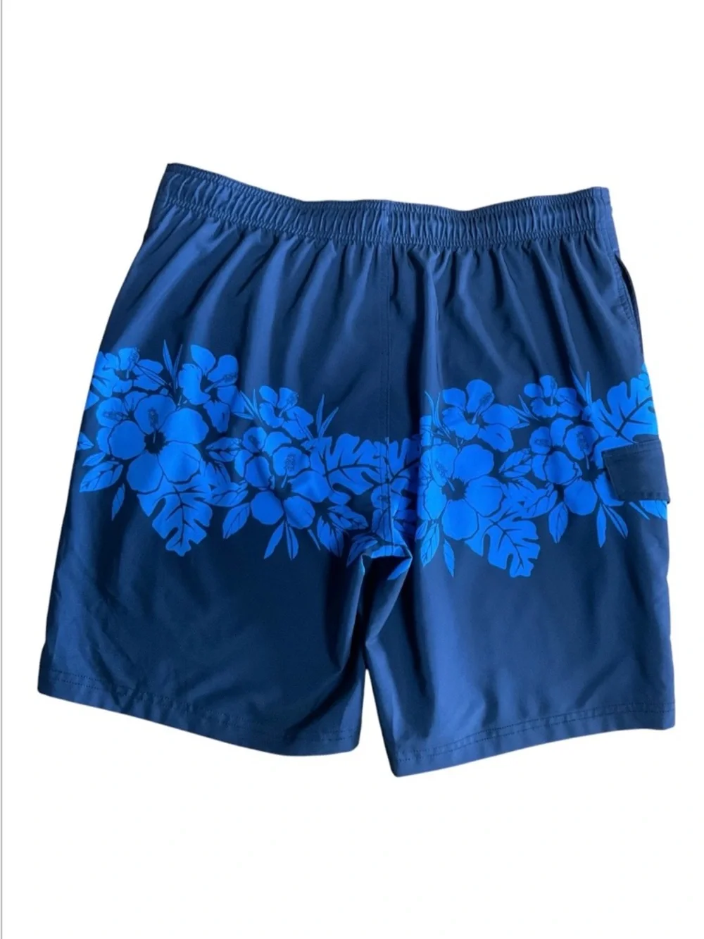 George Quick Dry Board Shorts - Navy Blue Tropical Floral Print